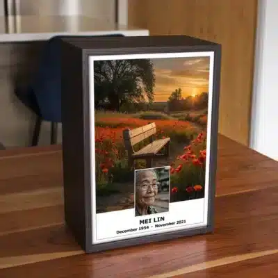 Peaceful Meadow Rest Cremation Urn for Ashes - Urnva