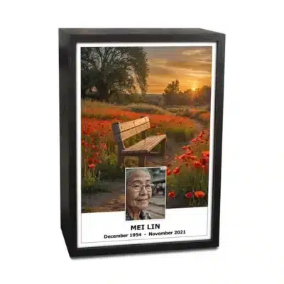 Peaceful Meadow Rest Cremation Urn for Ashes - Urnva