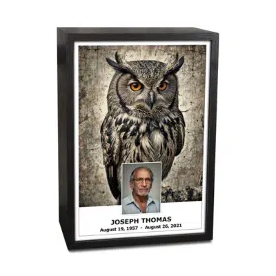 Owl Cremation Urn for Ashes