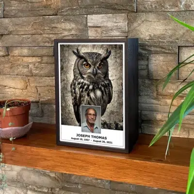 Owl Cremation Urn for Ashes